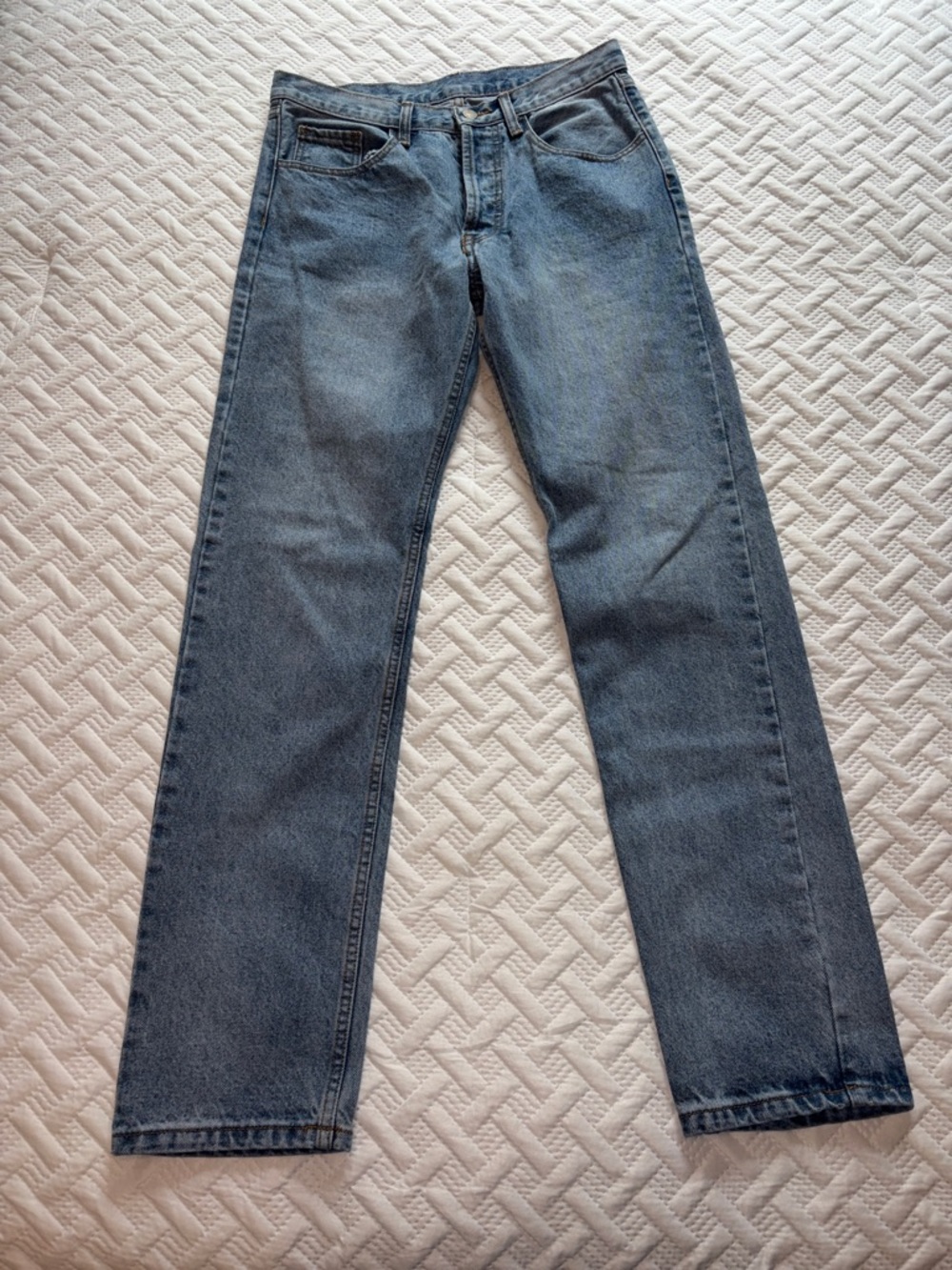 Classic Straight-Leg Women's Blue Jeans